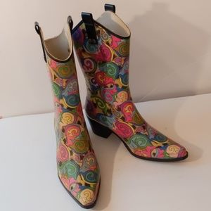 Smoky Mountain vintage multicolor amphibian boots-sz 10